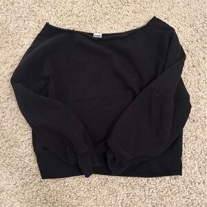 pink off the shoulder top